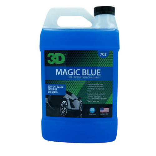 3D Magic Blue Tire Dressing 1 Gallon
