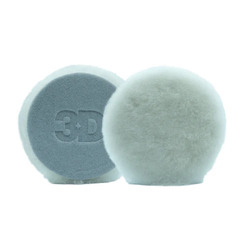 3D 3 White Wool Cutting Pad