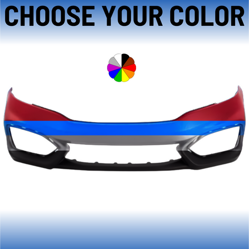 Front Bumper Cover For 2014-2015 Honda Civic 2 Door Coupe 1.8L