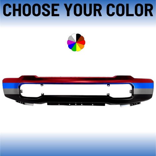 Steel Front Bumper For 2023-2025 Ford F-250 F-350 Without Fog Lamps