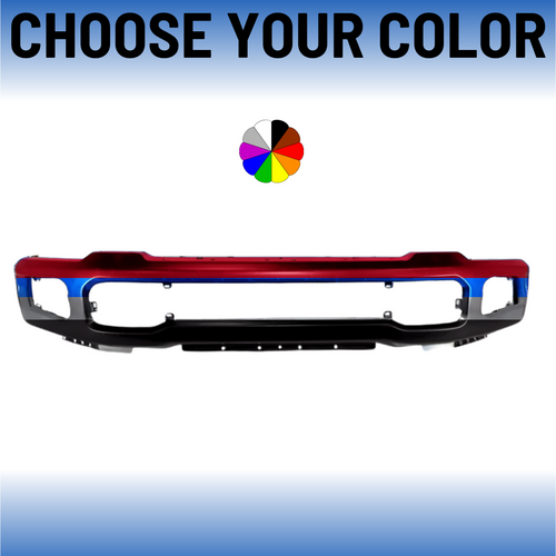 Steel Front Bumper For 2023-2025 Ford F-250 F-350 Without Sensors With Fog Lamps