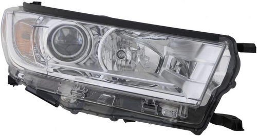 Passenger Side Headlight For 2017-2019 Toyota Highlander Without LED