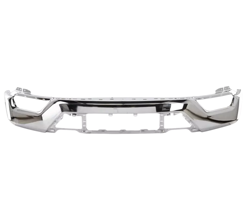 Chrome Steel Front Bumper For 2021-2023 Ford F-150 Without Park Sensors