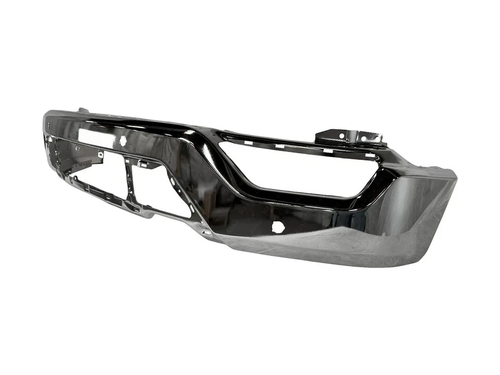 Chrome Front Bumper For 2021-2023 Ford F-150 With Sensor Holes