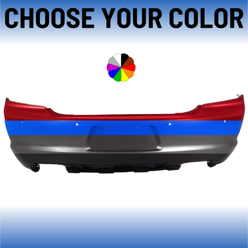 Rear Bumper Cover For 2011-2014 Dodge Charger With Sensor Holes