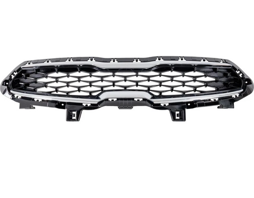 Gloss Black Front Grille For 2019-2021 Kia Forte