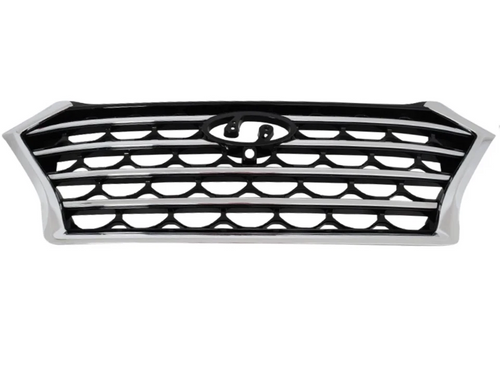 Front Grille Assembly For 2019-2021 Hyundai Tucson Limited With Camera Hole