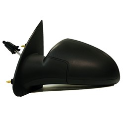 Driver Side Manual Mirror For 2005-2010 Chevrolet Cobalt And 2005-2006 Pontiac Pursuit, 2007-2009 Pontiac G5 Coupe Black Textured Left