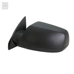 Driver Side Power Mirror For 2010-2011 Chevrolet Equinox Without Heated Glass Textured Left
