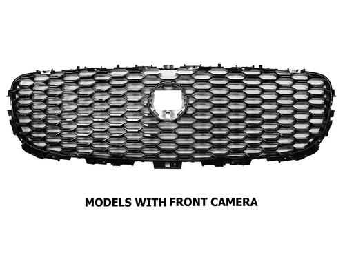 Gloss Black Grille For 2018-2020 Jaguar E-Pace With Camera Hole Gloss Black Grille For 2018-2020 Jaguar E-Pace With Camera Hole