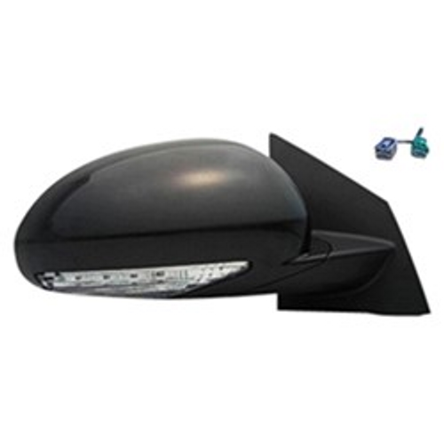 Passenger Side Power Mirror For 2008-2012 Buick Enclave Paint To Match Power Folding With Turn Signal,Memory, And Heated Glass Right