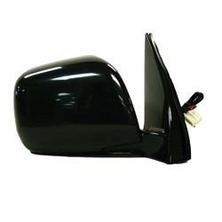 Passenger Side Power Mirror For 2001-2007 Toyota Highlander And 2006-2007 Toyota Highlander Hybrid Code 202 Black With Heated Glass Right