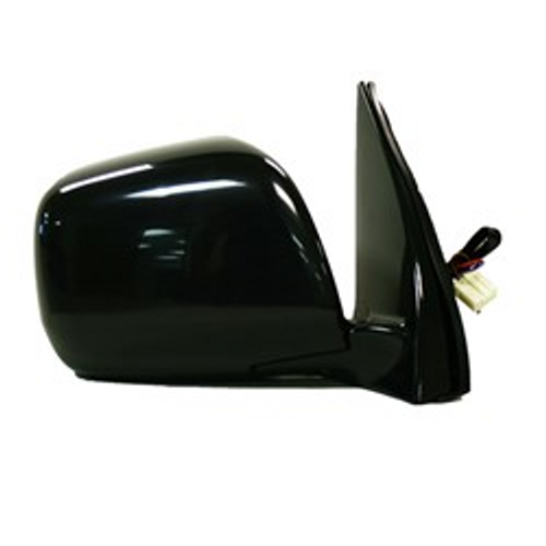Passenger Side Power Mirror For 2001-2007 Toyota Highlander And 2006-2007 Toyota Highlander Hybrid Code 202 Black With Heated Glass Right