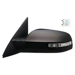 Driver Side Power Mirror For 2007-2012 Nissan Altima And 2007-2011 Hybrid Includes Cover Sedan With Signal Light With Heated Glass Left