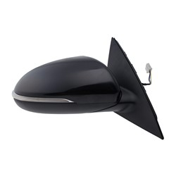 Passenger Side Power Mirror For 2016-2018 KIA Optima Convex Glass Without Blind Spot Detection/Memory With Turn Signal Power Folding With Heated Glass Right