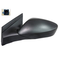 Driver Side Power Mirror For 2012 Hyundai Accent Sedan/Hatchback Without Turn Signal Textured Left