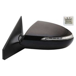 Driver Side Power Mirror For 2011-2016 KIA Sportage Manual Folding With Heated Glass With Turn Signal Left