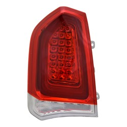 Driver Side Tail Light For 2015-2023 Chrysler 300 With Chrome Trim Left