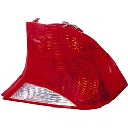 Passenger Side Tail Light Lens And Housing For 2000-2001 Ford Focus 3 Bulb Sedan Right