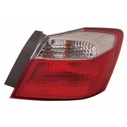 Driver Side Outer Non-LED Tail Light For 2013-2015 Honda Accord Sedan Left