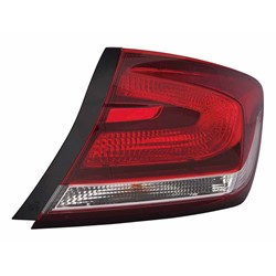 Passenger Side Outer Tail Light For 2013-2015 Honda Civic Sedan Models Except Hybrid Right