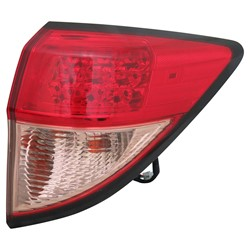 Passenger Side Outer Tail Light Lens And Housing For 2016-2018 Honda HRV Body Mounted Right