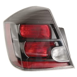 Driver Side Tail Light For 2010-2012 Nissan Sentra SR/SE-R/SPEC V Dark Bezel Left
