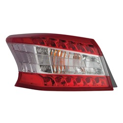 Driver Side Outer Tail Light For 2013-2015 Nissan Sentra Left