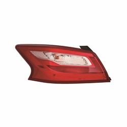 Driver Side Outer Tail Light For 2016-2017 Nissan Altima No Smoked Lens Except 2017 SR Left