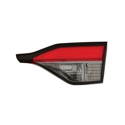 Passenger Side Inner LED Tail Light Lens And Housing For 2020-2025 Toyota Corolla Sedan Smoked Trim Right