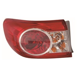Driver Side Outer Tail Light For 2011-2013 Toyota Corolla Sedan Left
