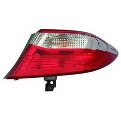 Passenger Side Outer Tail Light For 2015-2017 Toyota Camry And Hybrid Right
