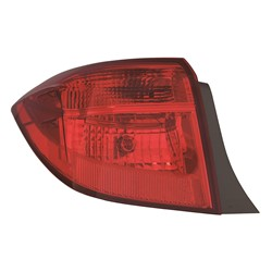 Driver Side Outer Tail Light For 2017-2019 Toyota Corolla Sedan With LED Type Left