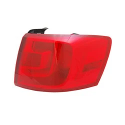 Passenger Side Outer Tail Light For 2011-2014 Volkswagen Without Smoked Tint