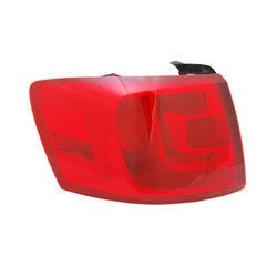 Driver Side Outer Tail Light For 2011-2014 Volkswagen Without Smoked Tint Left