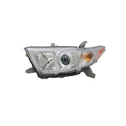 Driver Side Headlight For 2011-2013 Toyota Highlander Left