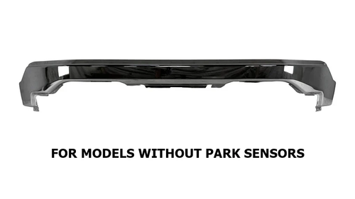 Chrome Front Bumper For 2022-2025 GMC Sierra 1500 Without Park Sensors