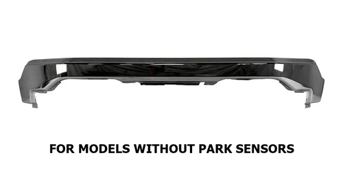 Chrome Front Bumper For 2022-2025 GMC Sierra 1500 Without Park Sensors