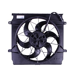 Cooling AC Condenser/Radiator Fan For 2002-2004 Jeep Liberty
