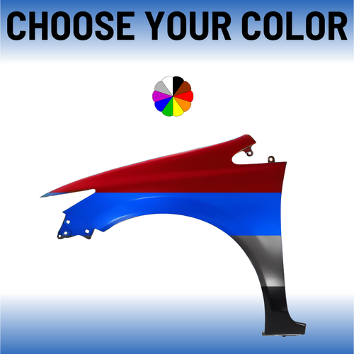 Driver Side Front Fender For 2012-2015 Honda Civic 4-Door Sedan