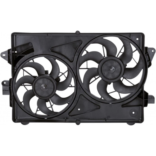 Cooling AC Condenser and Radiator Fan For 2005 Chevrolet Equinox