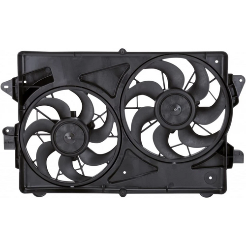 Cooling AC Condenser and Radiator Fan For 2005 Chevrolet Equinox