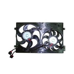 Cooling AC Condenser/Radiator Fan For 1999-2005 Volkswagen Jetta and 2007 Volkswagen Jetta City