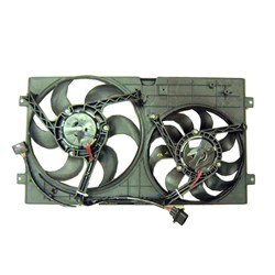 Cooling AC Condenser/Radiator Fan For 1998-2006 Volkswagen Beetle