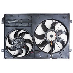 Cooling AC Condenser/Radiator Fan For 2011-2014 Volkswagen