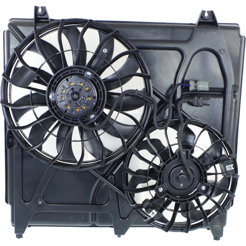 Cooling AC Condenser/Radiator Fan For 2003-2006 Kia Sorento