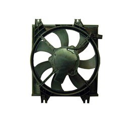 Cooling AC Condenser Fan For 2000-2006 Hyundai Accent Hatchback and 2000-2005 Hyundai Accent Sedan