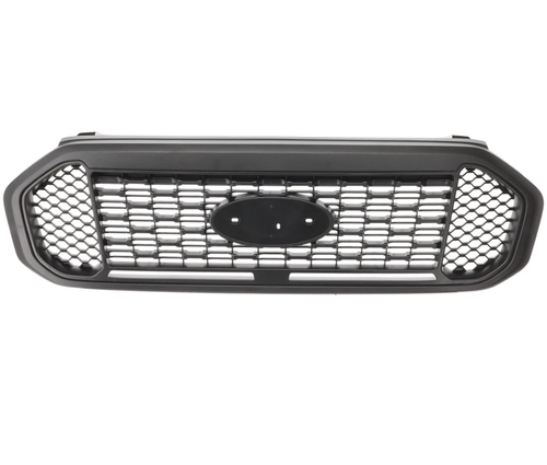 Black Textured Front Grille For 2019-2023 Ford Ranger