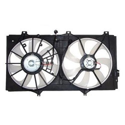 Cooling AC Condenser and Radiator Fan For 2009-2014 Toyota Venza With Tow Package
