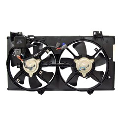 Cooling AC Condenser/Radiator Fan For 2003-2008 Mazda-6 Without Control Unit